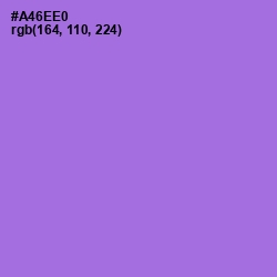 #A46EE0 - Medium Purple Color Image