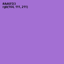 #A46FD3 - Lavender Color Image
