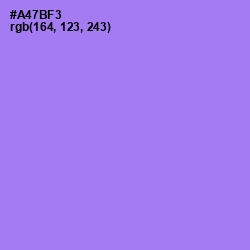 #A47BF3 - Lavender Color Image