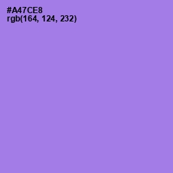 #A47CE8 - Lavender Color Image