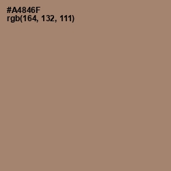 #A4846F - Sandal Color Image