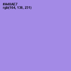 #A48AE7 - Dull Lavender Color Image
