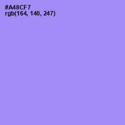 #A48CF7 - Dull Lavender Color Image