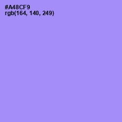 #A48CF9 - Dull Lavender Color Image