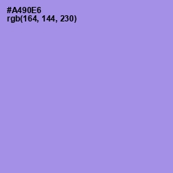 #A490E6 - Dull Lavender Color Image