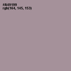 #A49199 - Dusty Gray Color Image