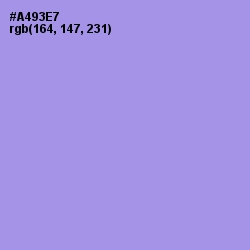 #A493E7 - Dull Lavender Color Image