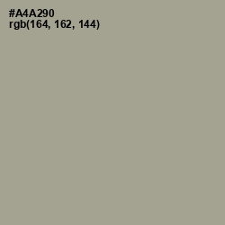 #A4A290 - Gray Olive Color Image