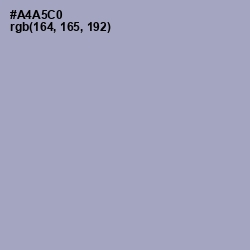 #A4A5C0 - Logan Color Image