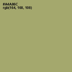 #A4A86C - Green Smoke Color Image