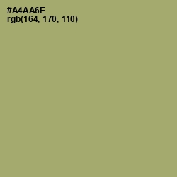 #A4AA6E - Green Smoke Color Image