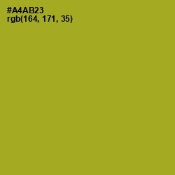 #A4AB23 - Citron Color Image