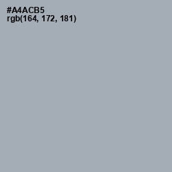 #A4ACB5 - Hit Gray Color Image