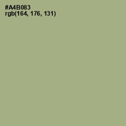 #A4B083 - Swamp Green Color Image