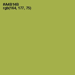 #A4B14B - Olive Green Color Image