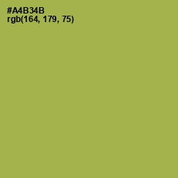 #A4B34B - Olive Green Color Image