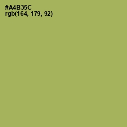 #A4B35C - Olive Green Color Image