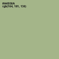 #A4B58A - Swamp Green Color Image