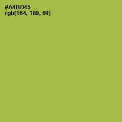 #A4BD45 - Olive Green Color Image