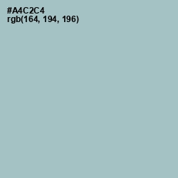 #A4C2C4 - Opal Color Image