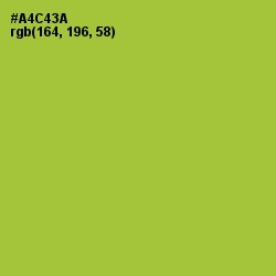 #A4C43A - Key Lime Pie Color Image