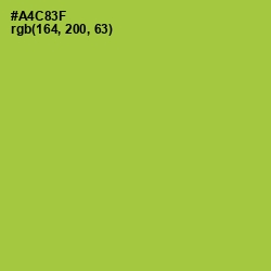 #A4C83F - Key Lime Pie Color Image