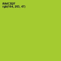 #A4CB2F - Key Lime Pie Color Image