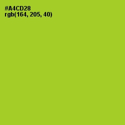 #A4CD28 - Key Lime Pie Color Image