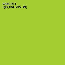 #A4CD31 - Key Lime Pie Color Image