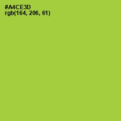 #A4CE3D - Key Lime Pie Color Image