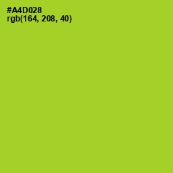 #A4D028 - Key Lime Pie Color Image