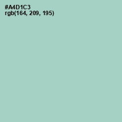 #A4D1C3 - Opal Color Image