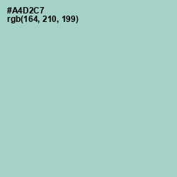 #A4D2C7 - Opal Color Image