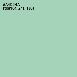 #A4D3BA - Spring Rain Color Image