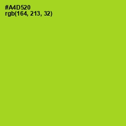 #A4D520 - Key Lime Pie Color Image