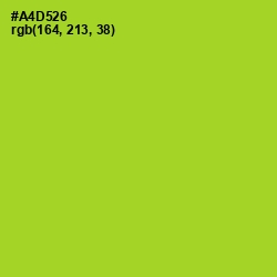 #A4D526 - Key Lime Pie Color Image