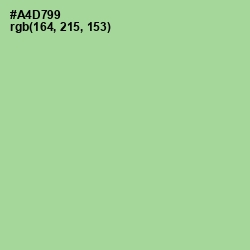#A4D799 - Granny Smith Apple Color Image