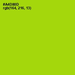 #A4D80D - Bahia Color Image