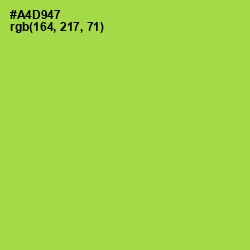 #A4D947 - Conifer Color Image