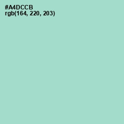 #A4DCCB - Aqua Island Color Image