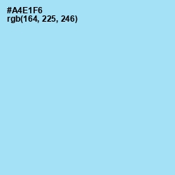 #A4E1F6 - Blizzard Blue Color Image