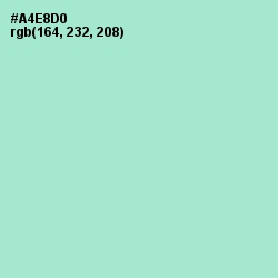#A4E8D0 - Water Leaf Color Image