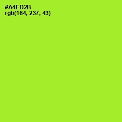 #A4ED2B - Green Yellow Color Image