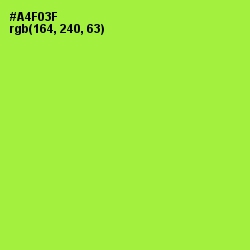 #A4F03F - Green Yellow Color Image