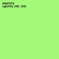 #A4F978 - Conifer Color Image