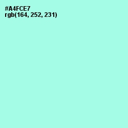 #A4FCE7 - Ice Cold Color Image