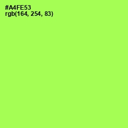 #A4FE53 - Conifer Color Image