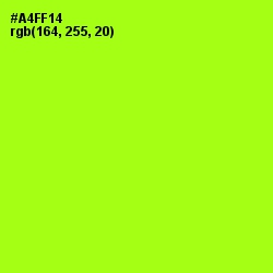 #A4FF14 - Inch Worm Color Image