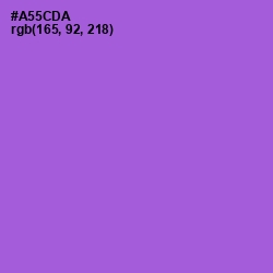 #A55CDA - Amethyst Color Image