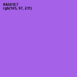 #A561E7 - Medium Purple Color Image